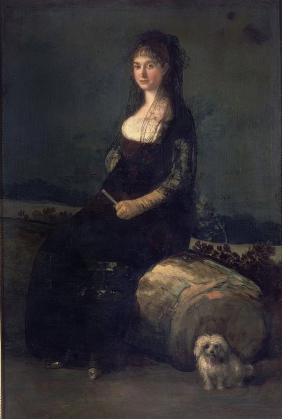 Spanische Schule. Joaquina Candado. Valencia, Museum der Schönen Künste – Colegio Pious V. Künstler: FRANCISCO DE GOYA. Lage: MUSEO DE BELLAS ARTES-COLEGIO PIO V, VALENCIA, SPANIEN von Francisco de Goya
